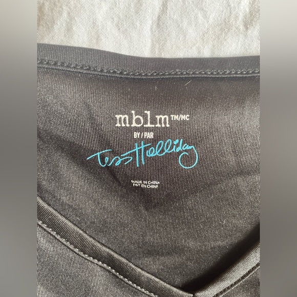 PLUS size MBLM by Tess Holliday 2X black speghetti strap top - Picture 2 of 3